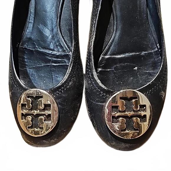 Tory Burch Reva Ballet Slipper Size 8 black - Picture 3 of 5